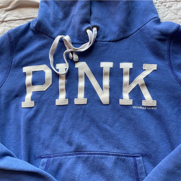 Victoria's‎ Secret PINK Blue Hoodie - Picture 2 of 4